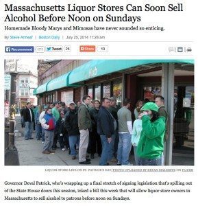 Massachusetts Sunday Liquor Store Hours
