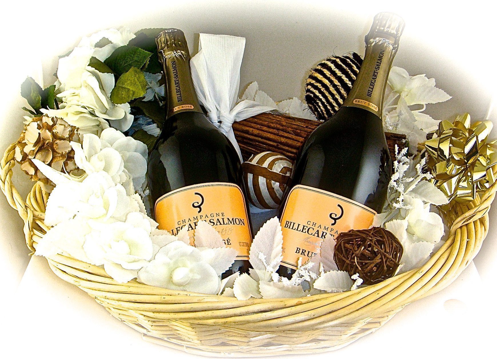 Wine Gift Baskets: Champagne Chocolates Wine Gift Basket