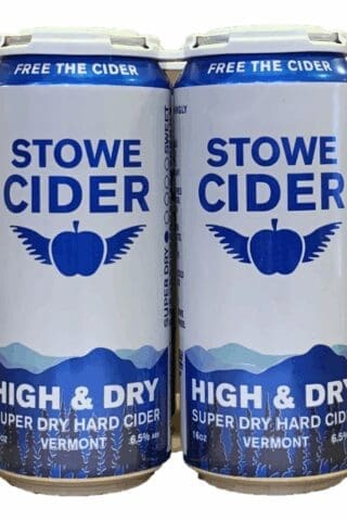Stowe Cider High And Dry - 4 Pack
