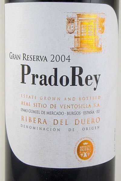 Prado Rey Ribera del Duero Gran Reserva 2004