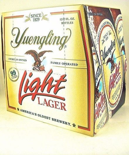 Yuengling Light Lager - 12 pack