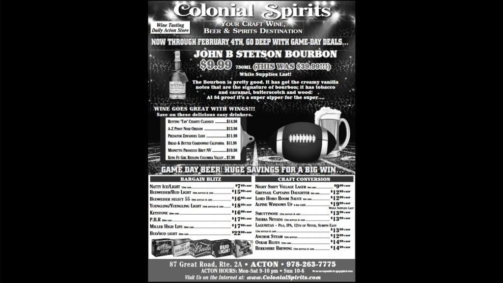 Our full sale ad for the big game!