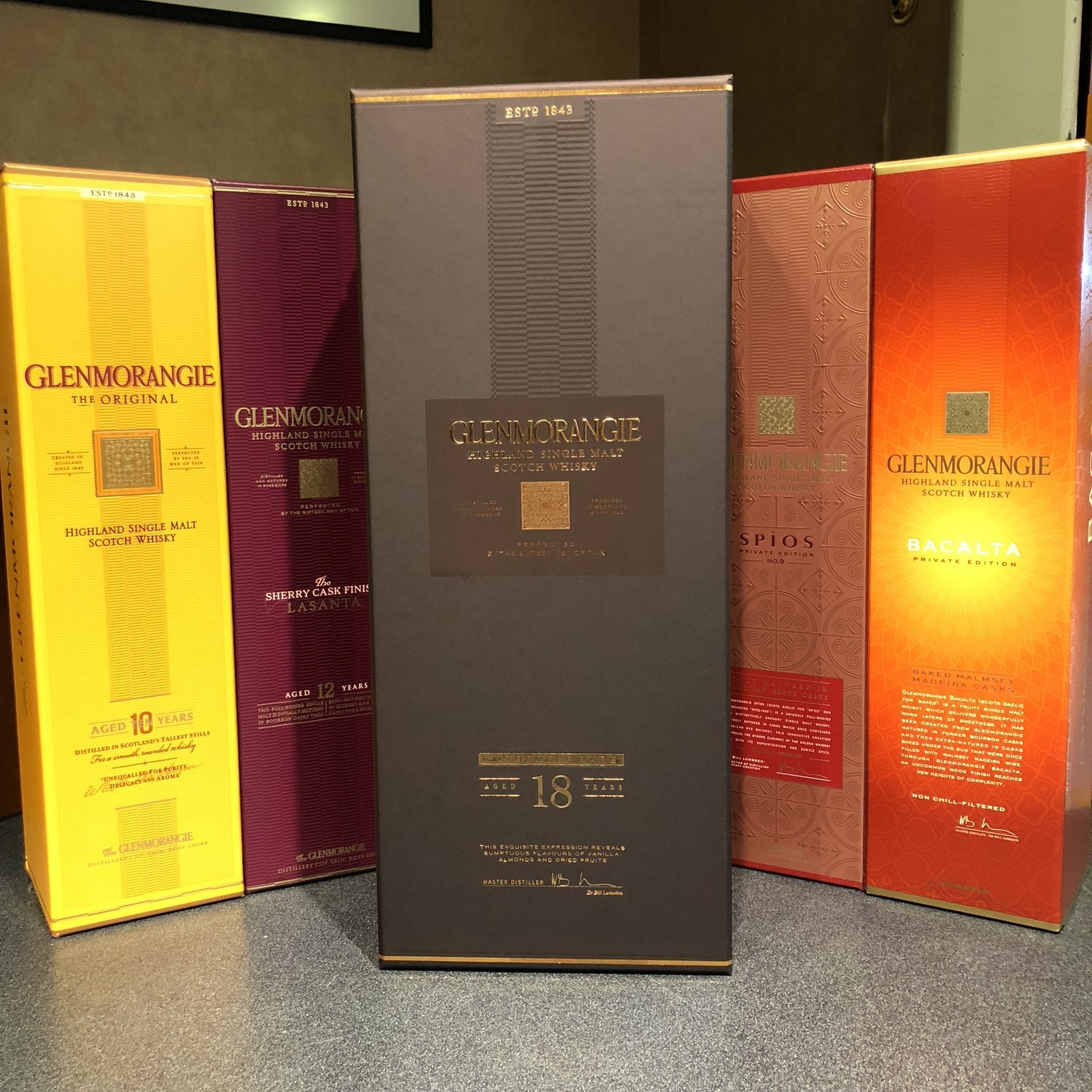 Glenmorangie Single Malts Lineup