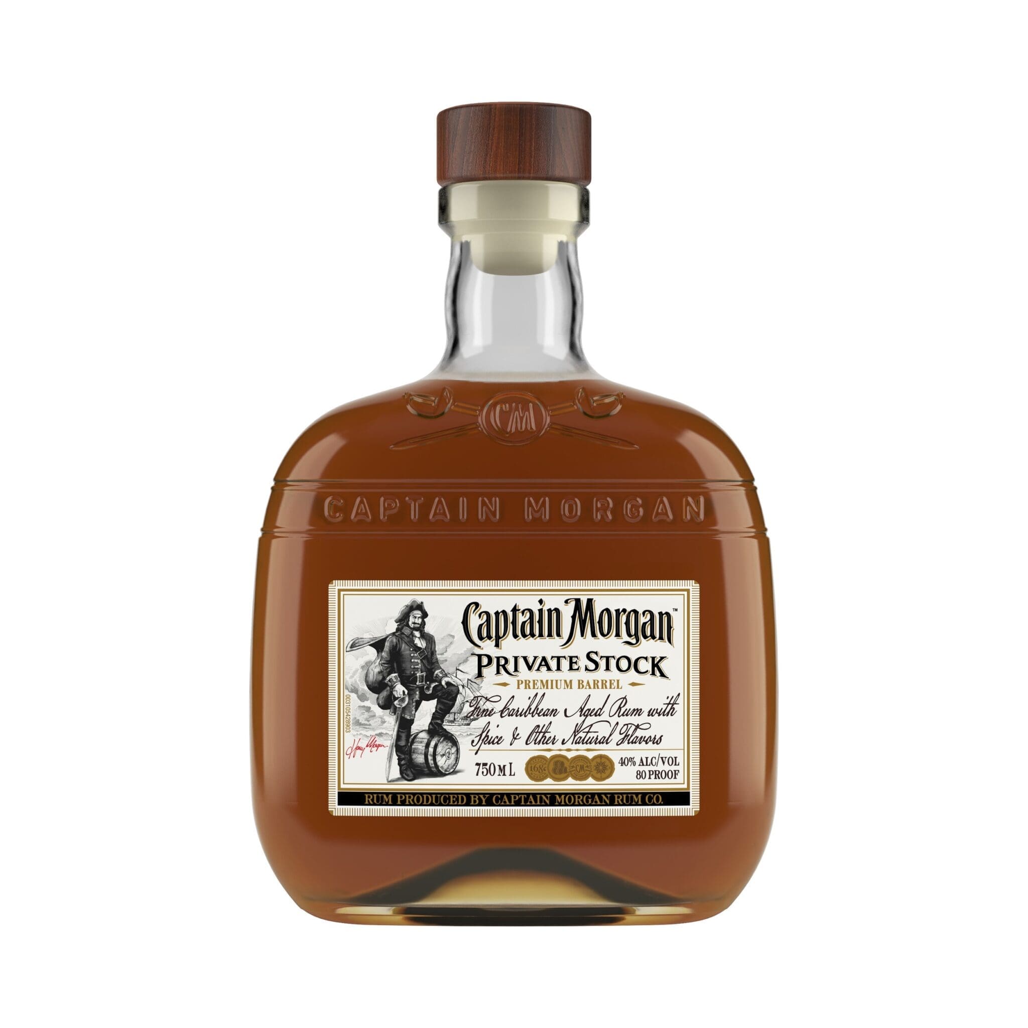 Captain Morgan's Private Stock Spiced Rum - 750ml