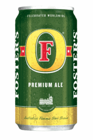 Fosters Premium Ale Oil Can