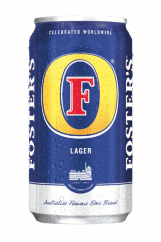 Fosters Lager Oil Can