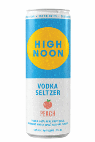 High Noon Peach - 4 pack cans
