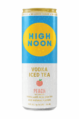 High Noon Peach Iced Tea - 4 pack cans