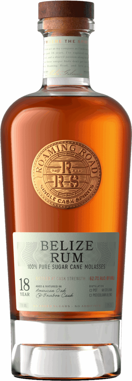 Roaming Road Belize 18yr Rum - 750mL